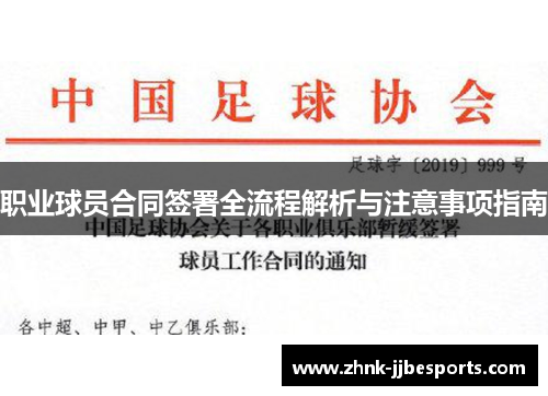 职业球员合同签署全流程解析与注意事项指南 职业球员合同签署全流程解析与注意事项指南