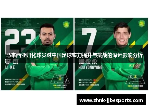 马来西亚归化球员对中国足球实力提升与挑战的深远影响分析